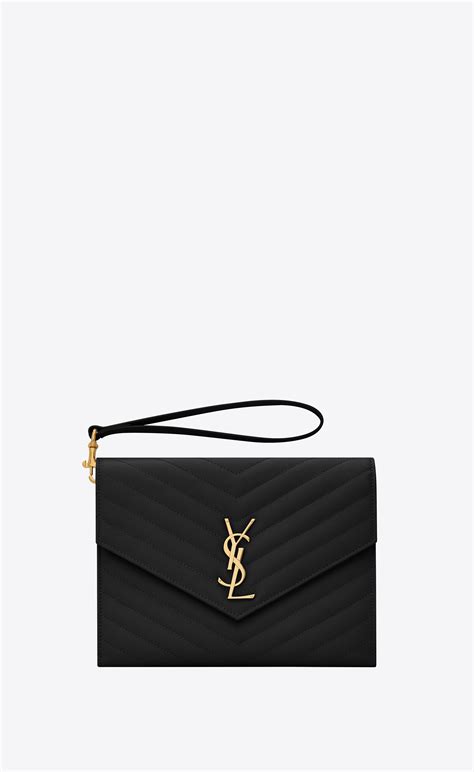 pochette ysl noir|CASSANDRE MATELASSÉ FLAP POUCH IN GRAIN .